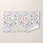 Soft roze Waterverf Patroon Bad Handdoek (Handdoek)