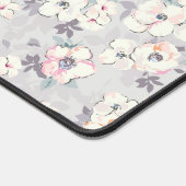 Soft roze Waterverf Patroon Bureaumat (Hoek)