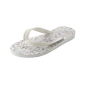 Soft roze Waterverf Patroon Kinder Teenslippers (Schuin)
