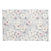 Soft roze Waterverf Patroon Kussensloop (Voorkant-Links)