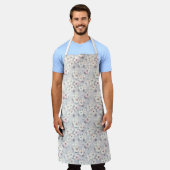 Soft roze Waterverf Patroon Schort (Gedragen)