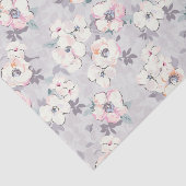 Soft roze Waterverf Patroon Tissuepapier (Detail)