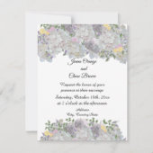 Soft Rustic Garden Flowers Weddenschap Kaart (Voorkant)