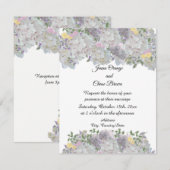 Soft Rustic Garden Flowers Weddenschap Kaart (Voorkant / Achterkant)