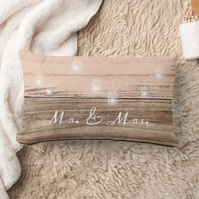 Soft Rustic Wood met licht  Kussen (Deken)