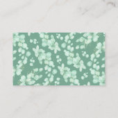 Soft Sage Eucalyptus Clean QR Code Weddenschap Web Informatiekaartje (Achterkant)