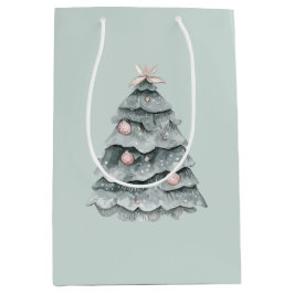 Soft Sage Green Christmas Blush Tree Ornament Medium Cadeauzakje
