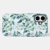Soft Sage Green Eucalyptus Aquarel-stijl Case-Mate iPhone Case (Achterkant (horizontaal))