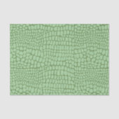 Soft Sage Green Snake Skin Scales Decoupage Tissuepapier (Voorkant)