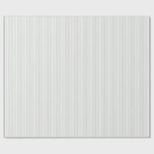 Soft Sage Green Striped Baby shower Cadeaupapier (Vlak)