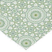 Soft Sage Tile Pattern in Green Geometric Design Medium Tafelloper (Hoek)