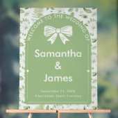 Soft Sage Welkom – Garden-Inspired Layout Acryl Bord (Neutraal)