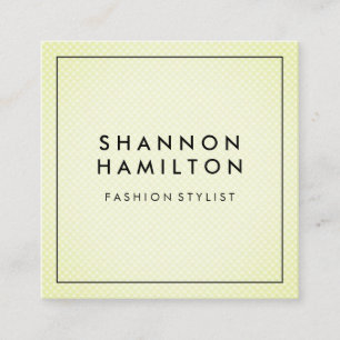 Soft Scale Patroon Green Vierkante Visitekaartje