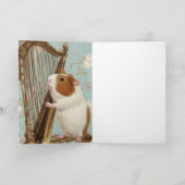 Soft Serenade – Guinea Pig Greeting Card Kaart (Binnen)
