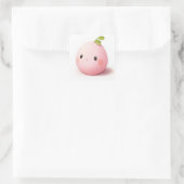 Soft Serene Art Vierkante Sticker (Tas)