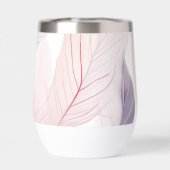 Soft Serenity Watercolor Leaves Custom Monogram (Achterkant)