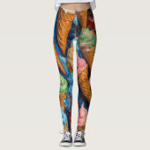 Soft Serve Ice Cone Leggings (Voorkant)