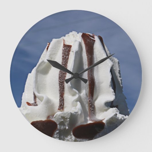 Soft Serve Ice Cone Photography Summer Food Grote Klok (Voorkant)