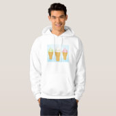 Soft Serve Ice Cream Cones Leuk Zomer Dessert Hoodie (Voorkant volledig)