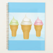 Soft Serve Ice Cream Cones Leuk Zomer Dessert Planner (Voorkant)