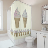 Soft Serve Ice Cream Douchegordijn (In situ)