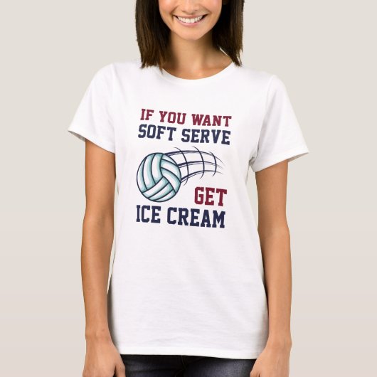 Soft Serve Ice Cream T-shirt (Voorkant)