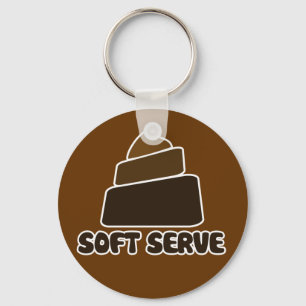 Soft Serve POOP Joke Sleutelhanger