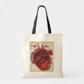 "Soft Shell Hard Core Lion Heart"-Canvas tas (Voorkant)