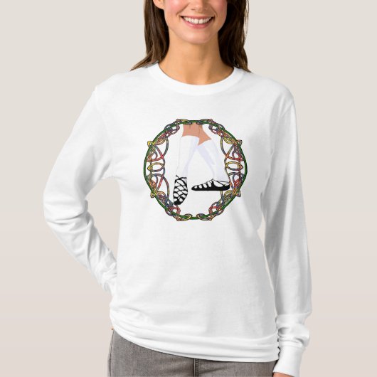 Soft Shoe Dancer - Celtic Knotwork T-shirt (Voorkant)