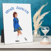 Soft Shoe Irish Dancer in Blue Fotoplaat (Zijkant)