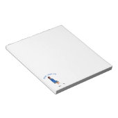 Soft Shoe Irish Dancer in Blue Notitieblok (Schuin)