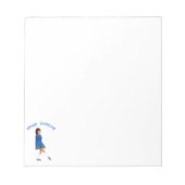 Soft Shoe Irish Dancer in Blue Notitieblok (Voorkant)