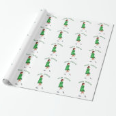 Soft Shoe Irish Dancer in Green Cadeaupapier (Uitgerold)