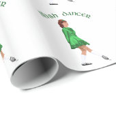Soft Shoe Irish Dancer in Green Cadeaupapier (Rol Hoek)