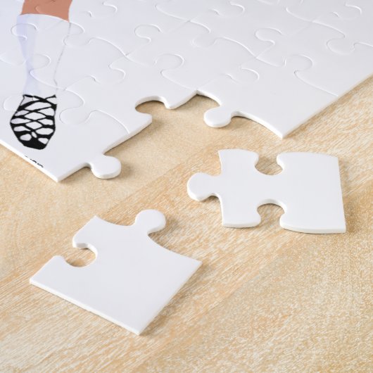 Soft Shoe Irish Dancer in Red Legpuzzel (Zijkant)