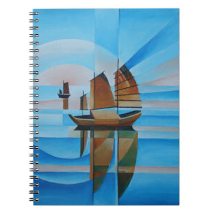 Soft Skies, Cerulean Zeeen en Cubist Junks Notitieboek