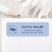 Soft Sky Blue - Business Return Address Label (Insitu)