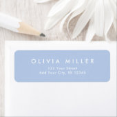 Soft Sky Blue - Classic Address Label (Insitu)