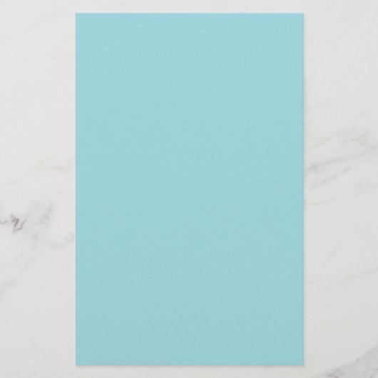 Soft Sky Blue Effen Kleur Briefpapier (Voorkant)