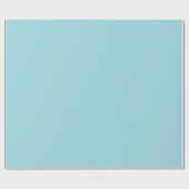 Soft Sky Blue Effen Kleur Cadeaupapier (Vlak)