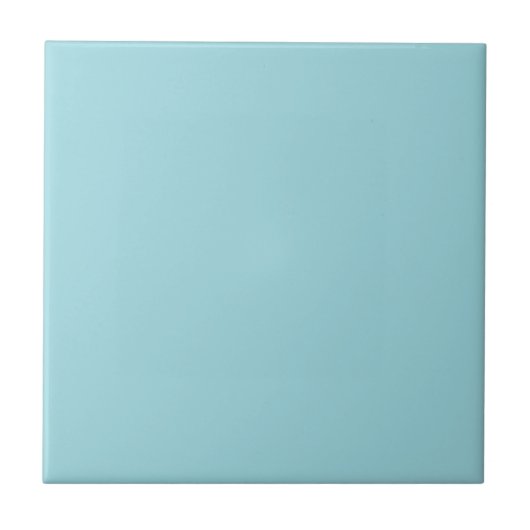 Soft Sky Blue Effen Kleur Tegeltje (Voorkant)