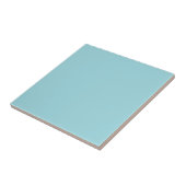 Soft Sky Blue Effen Kleur Tegeltje (Zijkant)
