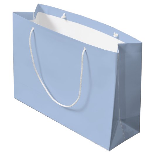 Soft Sky Blue Large Gift Bag Groot Cadeauzakje (Achterkant Gekanteld)