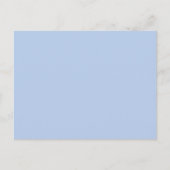 Soft Sky Blue Postcard Briefkaart (Voorkant)