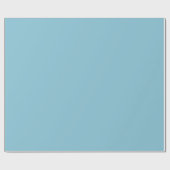 Soft Sky Light Poeder Blauw Effen Kleur Cadeaupapier (Vlak)