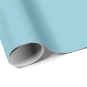Soft Sky Light Poeder Blauw Effen Kleur Cadeaupapier (Rol Hoek)
