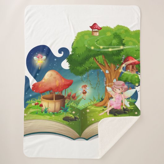 Soft Sparkle Friends Sherpa Deken (Voorkant)