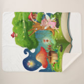 Soft Sparkle Friends Sherpa Deken (Voorkant (horizontaal))