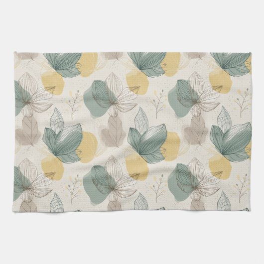 Soft Spring Botanical Kitchen Towels Theedoek (Horizontaal)