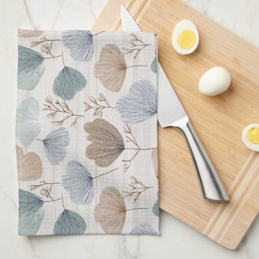 Soft Spring Botanical Kitchen Towels Theedoek (Quarter Fold)